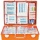 W.Söhngen Kit di pronto soccorso con riempimento secondo DIN 13 169 400x300x150 mm / arancione 301155 NUOVO