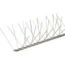 Grömo Taubenschutz aus Edelstahl, 4-reihig, 1 Meter...