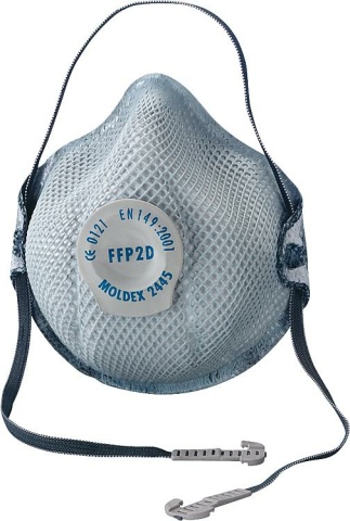 Moldex máscara respiratoria serie Smart FFP2 NR D (máscara de soldadura) PU 10 piezas 2445 01 NUEVO