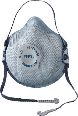 Moldex masque de protection respiratoire série Smart FFP2 NR D S (masque spécial) UE 10 pièces 2435 01 NOUVEAU