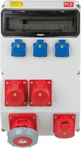 PCE KS-Wandverteiler SÖLDEN 63/5 32/5 2x16/5 3xSSD 9029074 NEU