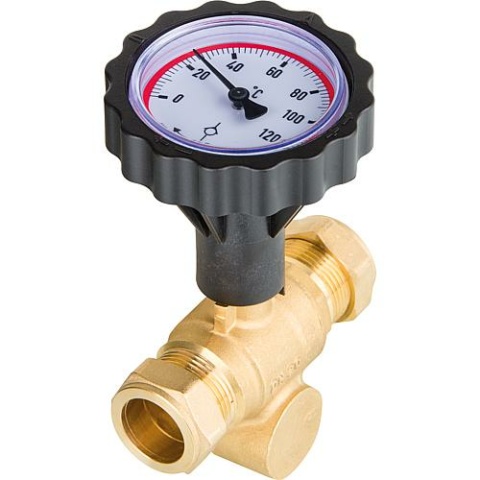 Weinmann & Schanz solar ball valve Easyflow flow with RSK 22mm clamping ring, on both sides 0368RS22/G/TER-R NEW