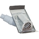 Marzari ventilation bonnet type Ton with PVC hose, black-grey NEW