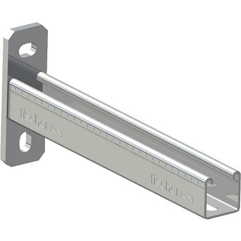 Soporte voladizo Fischer FCA acero inoxidable A4 perfil 41 L= 450 mm 505488 NUEVO