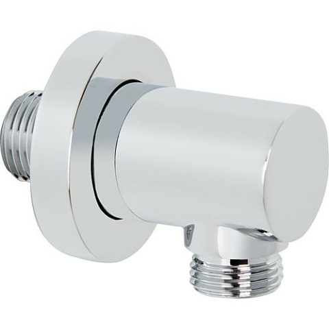 Evenes Coude de raccordement mural design version ronde DN15 (1/2) chromé 114747 NOUVEAU