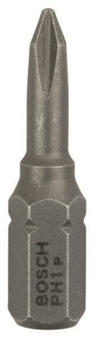 Bosch Schrauberbit Extra-Hart PH1 3 Stück, 25mm 2607001508 NEU