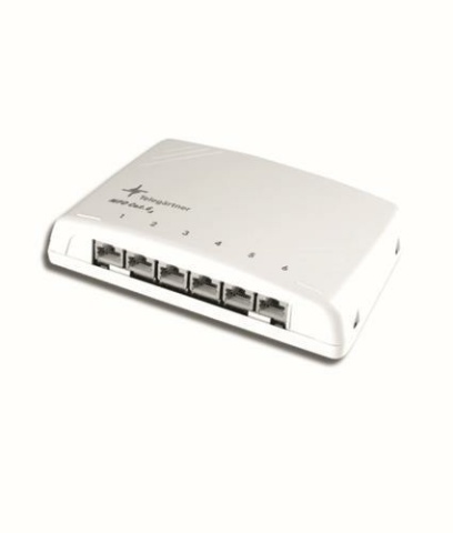 TG MPD6-HS K Cat.6A RAL 7035 J02021A0051 Patchpanel AP 6 Port NEU