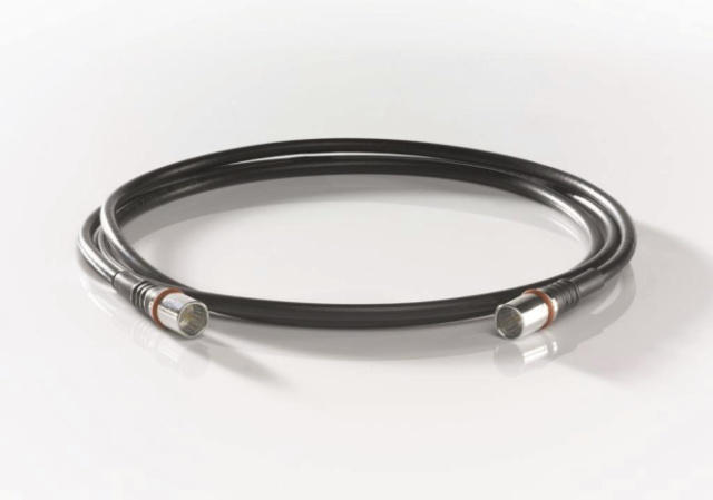 WISI patch cable negro 3m DS50U0300 F-Quick/F-Quick 3m NUEVO