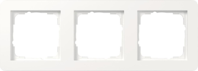 GIRA 0213150 Abdeckrahmen 3f Gira E1 Reinweiß NEU