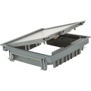 Berg cable support systems hinged cover square grey,...