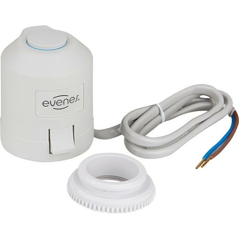 Evenes Stellantrieb elektrothermisch 230V stromlos geschlossen inkl. Adapter VA80 auf M30x1,5 NEU