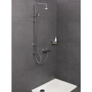 Evenes shower system Whanga bar hand shower + overhead shower Ø 190 mm chrome NEW