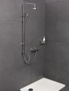 Evenes shower system Whanga bar hand shower + overhead shower Ø 190 mm chrome NEW