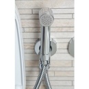 Evenes Intim Kit de douche hygiénique Evanna avec douchette, flexible de douche et support de douche chromé NOUVEAU