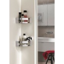 Emco Eckwandkorb system 2 chrom, verdeckte Befestigung, BxHxT: 184,5x80x184,5mm NEU