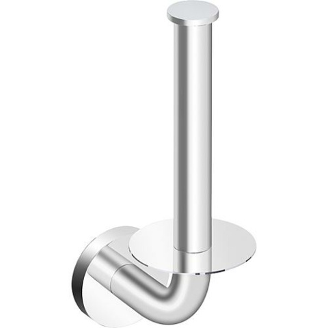 Evenes spare paper roll holder Eldrid chrome-plated brass vertical round NEW