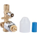 Evenes inbouw badthermostaat Skyline rozet 155x155 mm chroom NIEUW