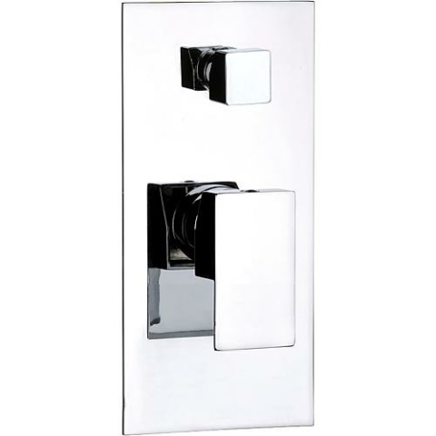 Evenes Mitigeur de bain encastré Skyline rosace 85x175 mm chromé NOUVEAU