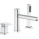 Evenes Set di miscelatori per bordo vasca a 3 fori...