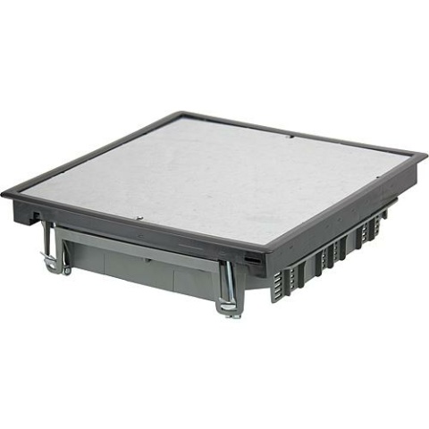 Berg Kabeltragsysteme Blinddeckel quadratisch schwarz, 267x267mm NEU