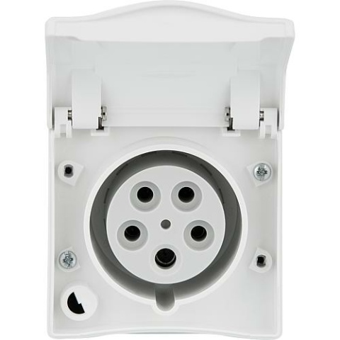 PCE CEE surface-mounted socket outlet 16A, 5-pole, IP44 NEW