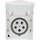 PCE CEE surface-mounted socket outlet 16A, 5-pole, IP44 NEW