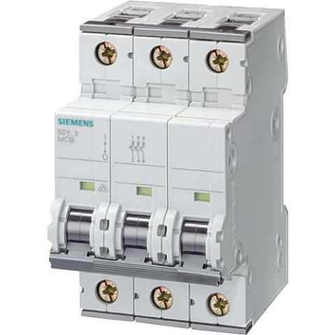 Siemens Disjoncteur de protection de ligne Siemens, 10KA, 3 pôles, C32A, 5SY4332-7 5SY4332-7 NOUVEAU