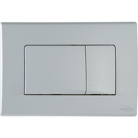 Evenes Betätigungsplatte Ecko Farbe matt chrom zu UP 189 bet. von vorne NEU