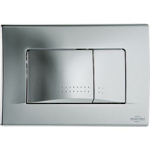 Evenes Betätigungsplatte Ecko Farbe chrom glänzend zu UP 189 bet. von vorne NEU