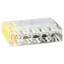 Mini zacisk wtykowy 5-krotnie zólty, PU = 100...