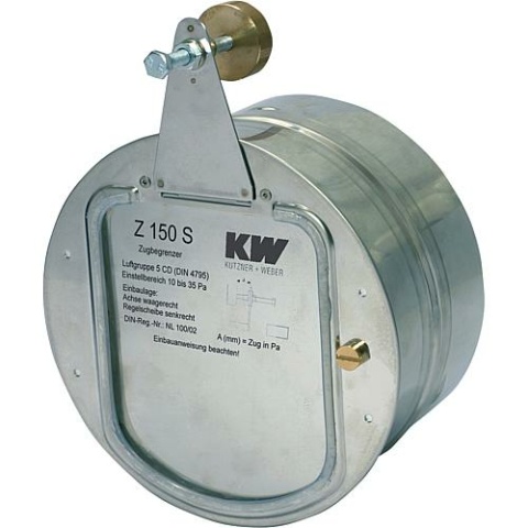 KUTZNER + WEBER Limiteur de tirage KW Clapet de régulateur Z 150 S, Ø 150 mm Z 150 S NOUVEAU