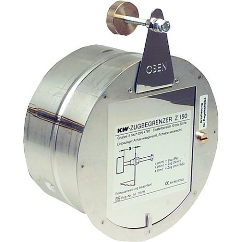 KUTZNER + WEBER Limiteur de tirage KW Clapet de régulateur standard Z, Ø 150 mm Z 150 NOUVEAU
