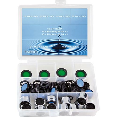 Evenes servicebox diverse mengmonden 22/24/28 met keurmerk NIEUW