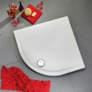 Douchebak EILA vierkant 1000x25x1000 mm acryl, wit 700901 NIEUW