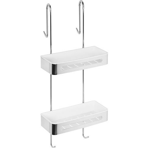 Evenes Duscheinhängekorb Erlena 2 Etagen 290x680x207 mm Edelstahl poliert 89 013 35 NEU