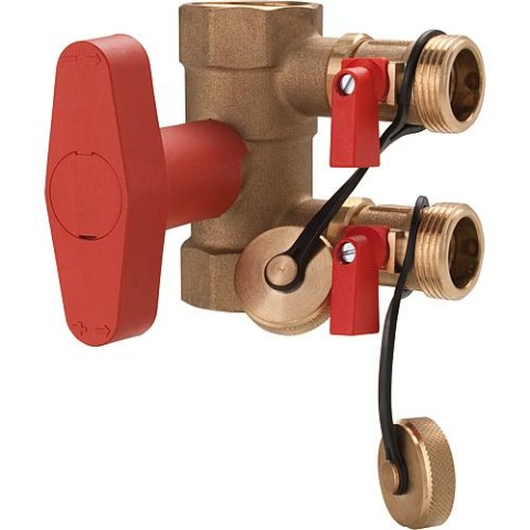 Flushing and filling unit DN 25 (1"")IG with insulating T-handle NEW