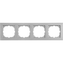 Merten Rahmen M-Pure 4-fach, aluminium, 1 Stück...