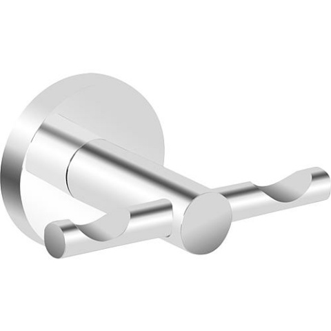 Evenes Doppelhaken Eldrid Messing verchromt NEU