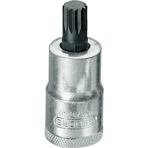 Gedore screwdriver bit 1/2 "" internal multi-tooth size 10 (G) 6159430 NEW