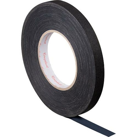 Coroplast Tape fabric tape black width 15mm length 50mtr. NEW