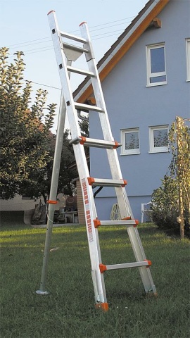 Siedra Schiebeleiter Baumfreund 5x+8 Sprossen, 1,55-2,4m 1-410511 1-410511 NEU