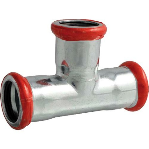 Eurotubi carbon steel pressfitting M-contour T-piece (i/i/i) 54 mm NEW