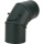 SEM lackierter Rauchrohrbogen, DN150, 45°, schwarz NEU