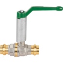 Effebi brass ball valve press fitting spindle extension...