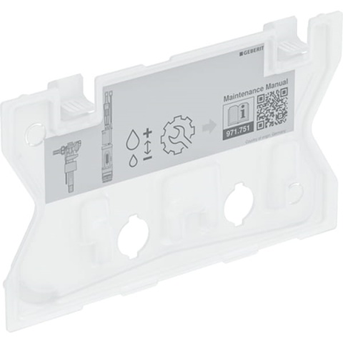 Geberit placa protectora para Sigma UP-SPK 8cm 242418001 NUEVO
