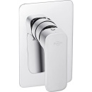 Evenes UP-Brausemischer Evando Rosette 100x155 mm chrom...