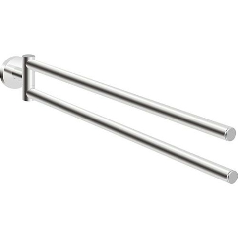 Toallero Evenes Eldrid de dos brazos móvil latón cromado NUEVO