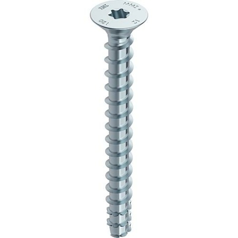 Heco concrete & masonry screw Heco, Multi-Monti plus with countersunk head, ø 12.0x120 mm, PU = 25 pieces 48535 NEW