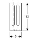 Geberit GIS staffa di montaggio lunga 461140001 NUOVO