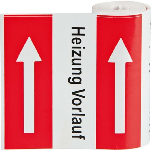 Simplex klevende etiketteertape ""Kühlwasser"" 78 mm breed, rol á 5m F55172 NIEUW